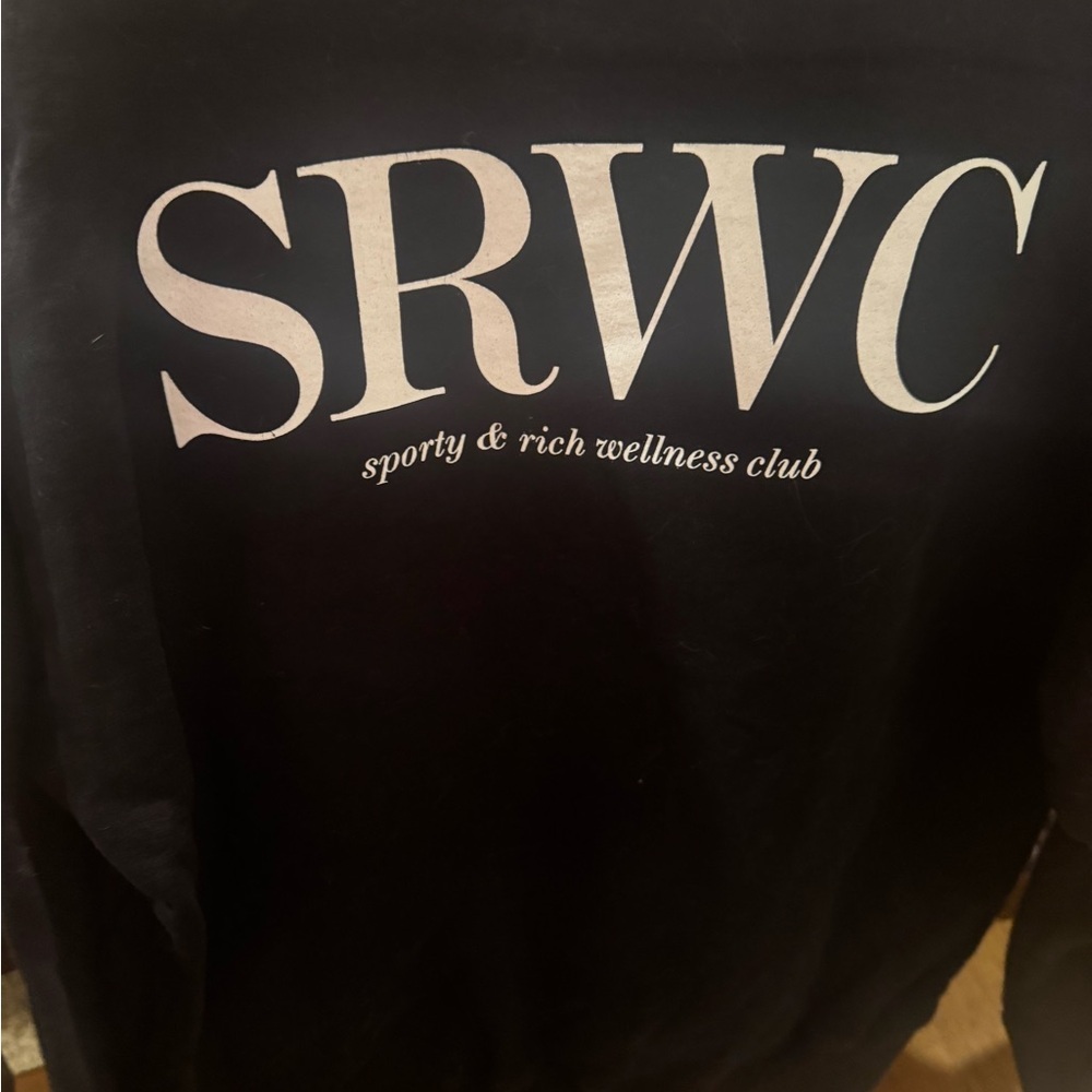 Sporty & Rich black crewneck (sold out online) - Picture 5 of 10
